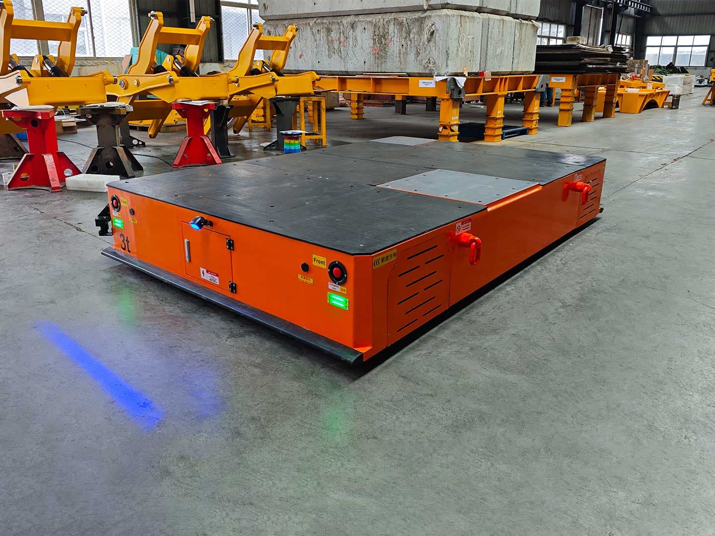 3t Mecanum Wheel AGV for Component Transportation-0