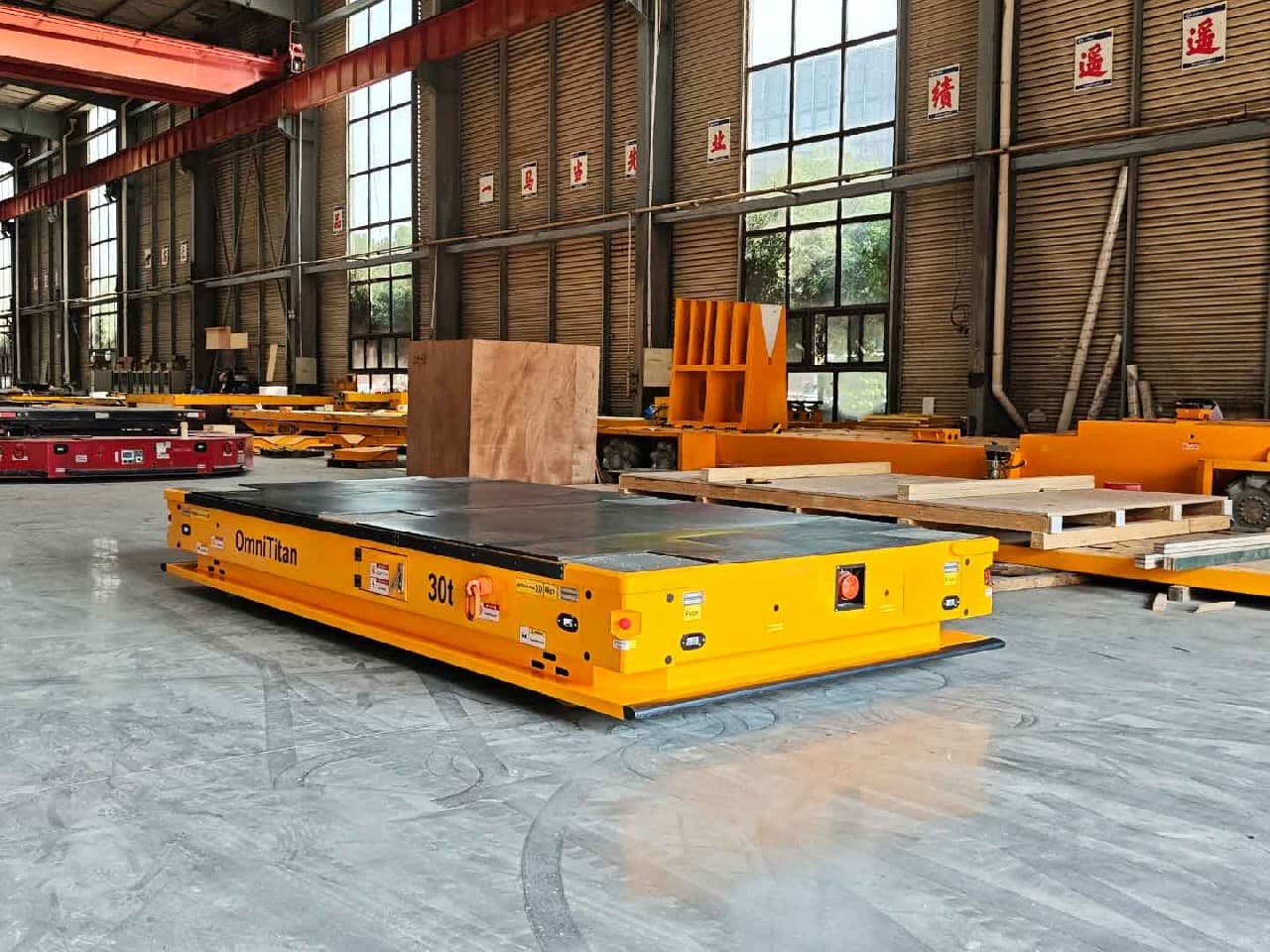 30t Heavy-Duty AGV for Workpiece Transportation-0
