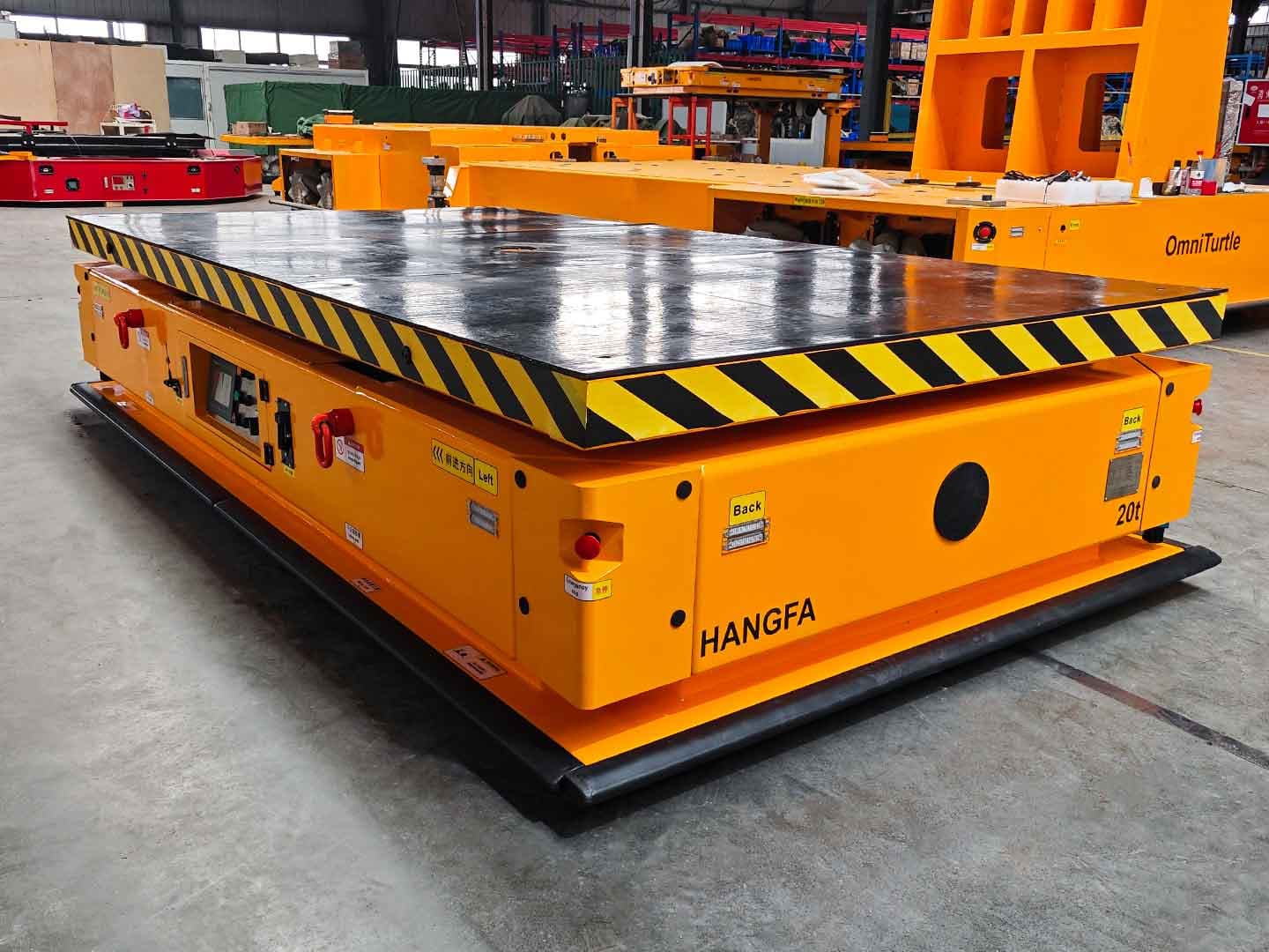 Application of 20t Omnidirectional AGV in Transporting Components-1