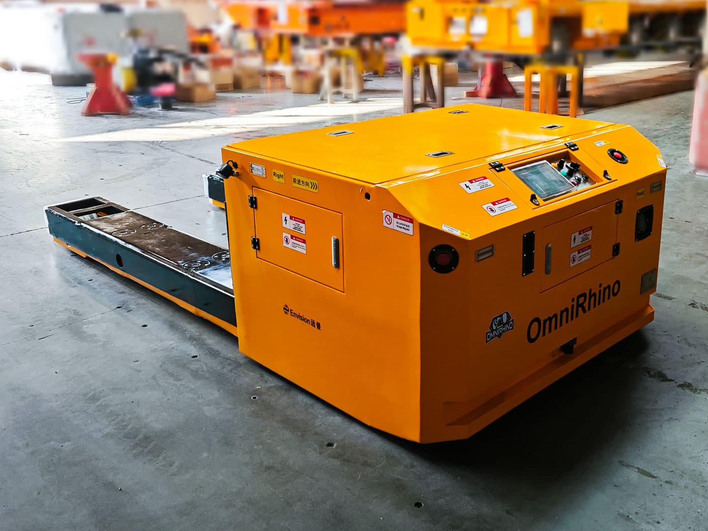 Application of 30t Heavy-Duty Electric Handling Forklift in Material Transportation-0